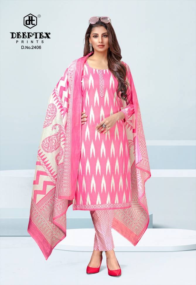 Deeptex Chief Guest 24 Casual Daily Wear Printed Cotton Dress Material Collection
